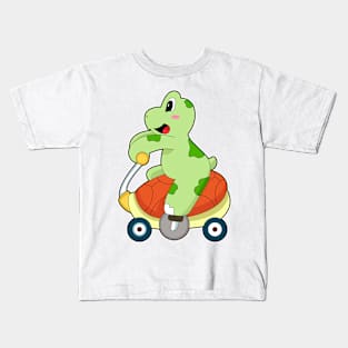 Turtle Shell Bicycle Kids T-Shirt